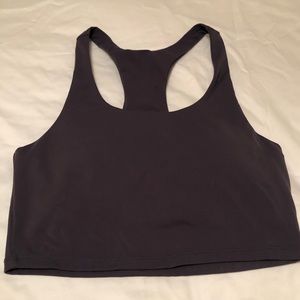 Grey Paragon Padded Sports Bra
